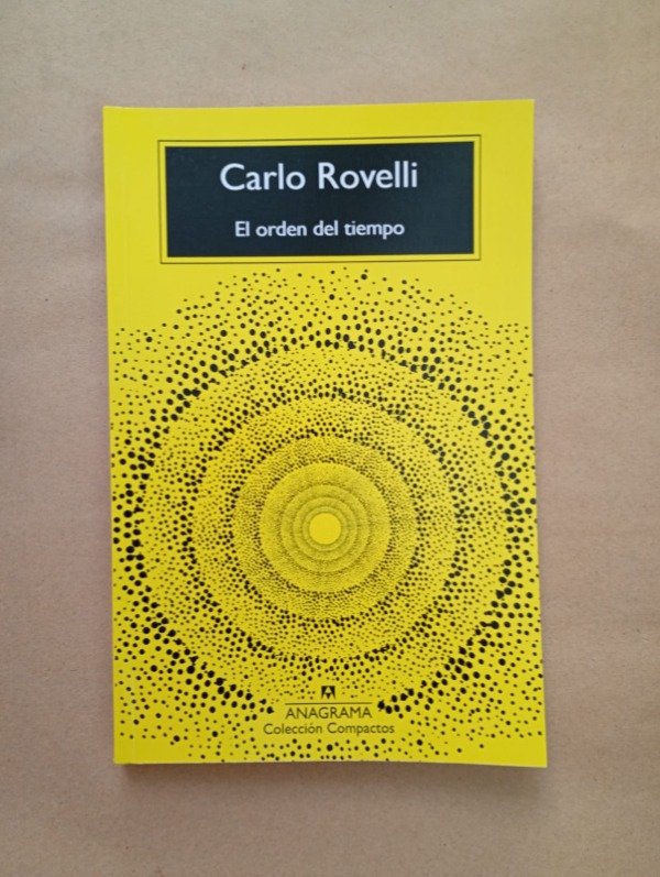 Producto - El orden del tiempo - Carlo Rovelli - Anagrama 2023