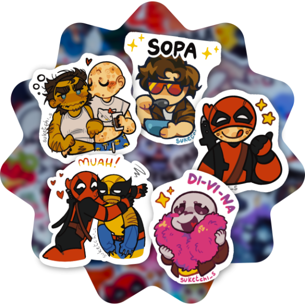 Producto - Stickers chicos - X-men