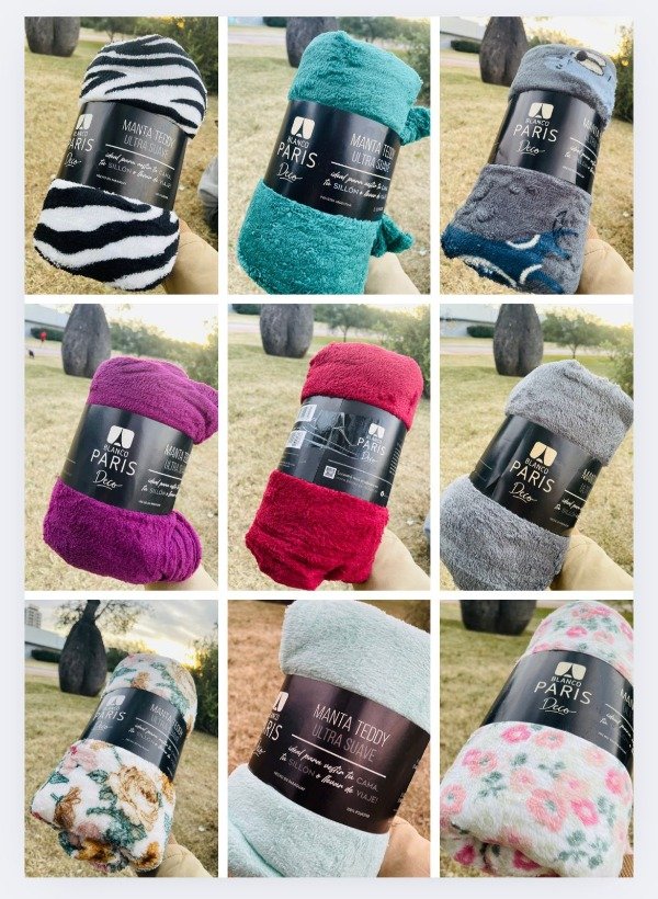 Producto - DOCENA - Manta polar teddy 2 1/2