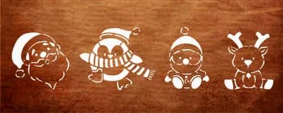Producto - Stencil 10x30 cm D024