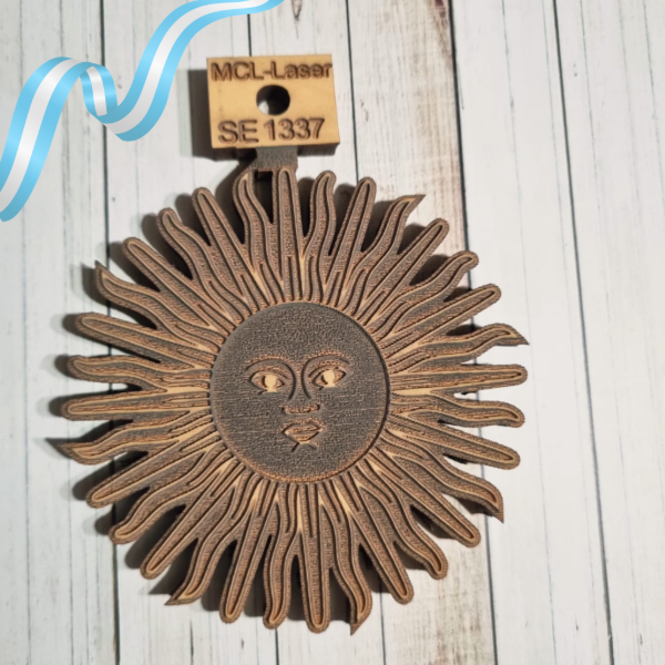 Producto - SE 1337  -Sello Sol de Mayo de  10 cm