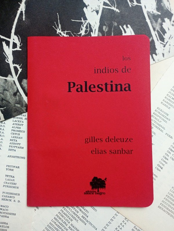 Producto - LOS INDIOS DE PALESTINA de Gilles Deleuze y Elias Sanbar