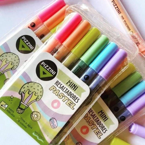 Producto - Set mini resaltadores pastel