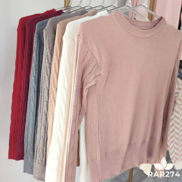 Producto - Sweater manga trenzada