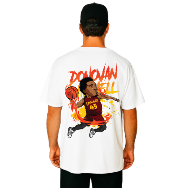 Producto - Remera Oversize Unisex ClipArt Donovan Mitchel