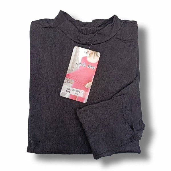 Producto - Camiseta Térmica Dama - SOLO NEGRO