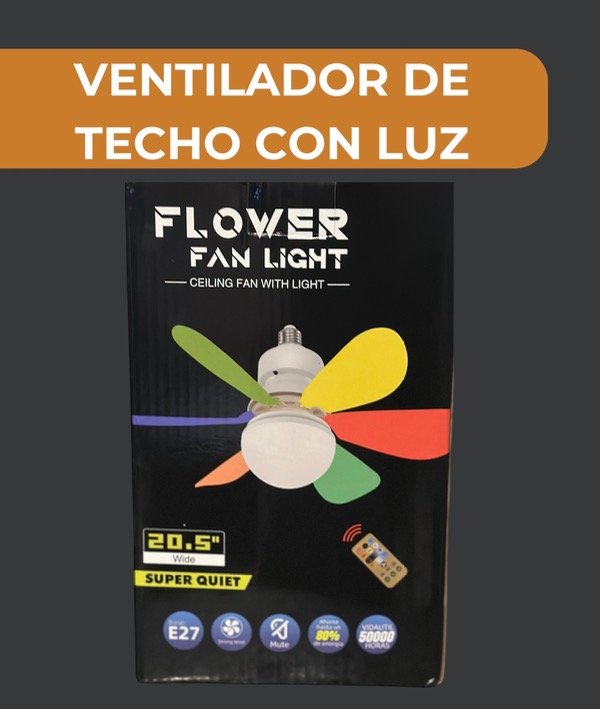 Producto - Ventilador de techo con luz