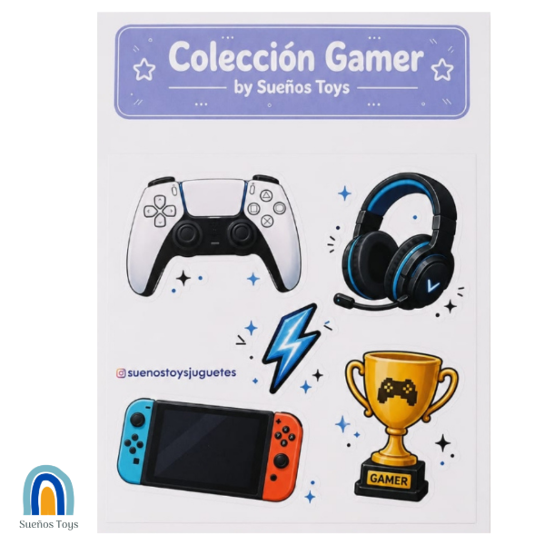 Producto - Stickers Colección Gamer
