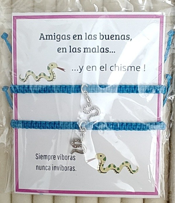 Producto - Pulseras para compartir Celeste
