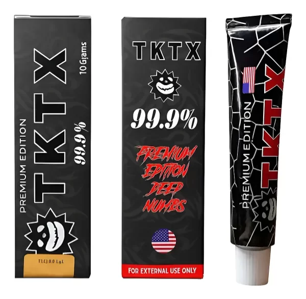Producto - Crema AnestesicaTktx 99.9 Black Edition Usa Tatuaje Sin Dolor