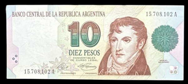 Producto - 10 Pesos Conv. 1" Diseño Bot. 3037 - UNC