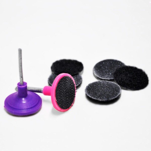 Producto - KIT DE VELCRO Y ESMERIL C/2 ADAPTADORES