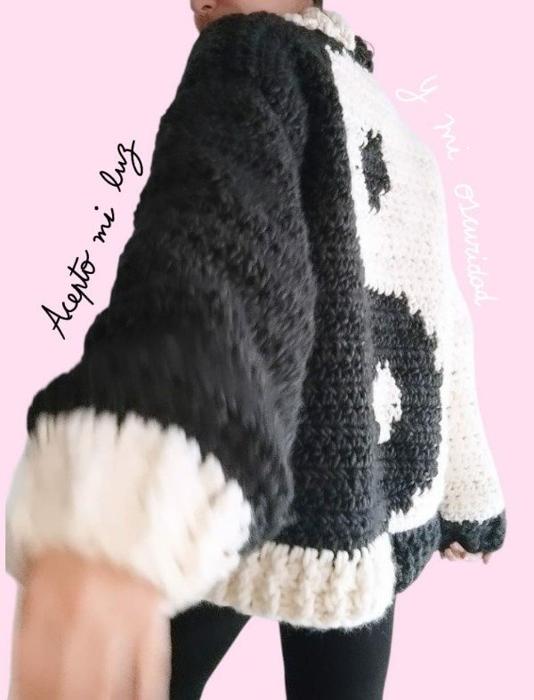 Producto - SACO YIN YANG TEJIDO A MANO