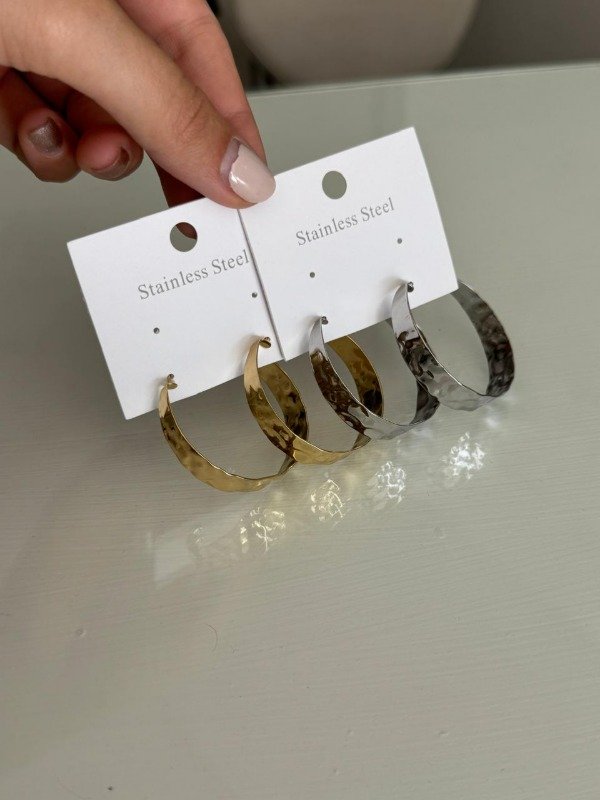 Producto - Aros circulo Plat Y Dor