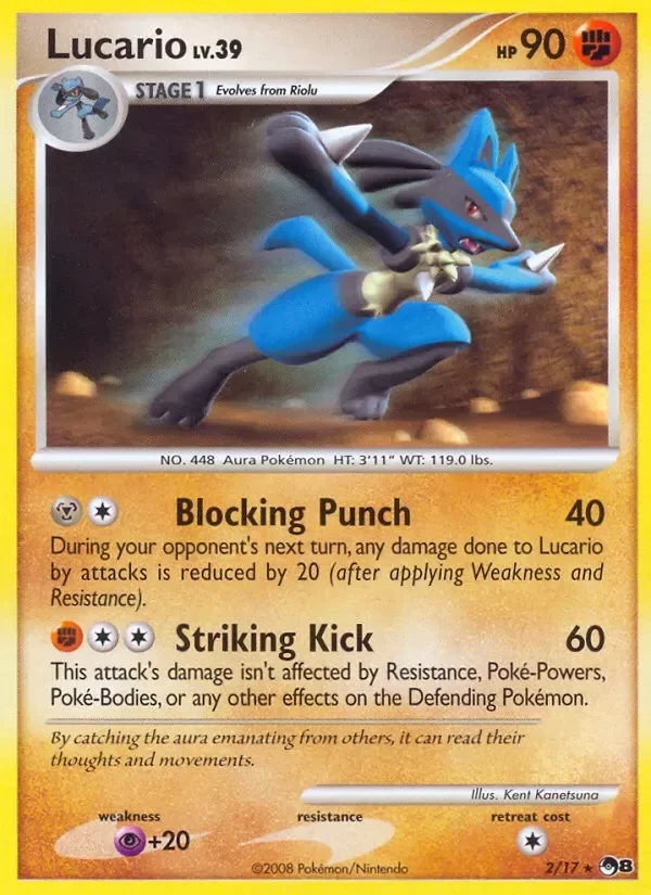 Producto - Lucario - 2/17 - POP Series 8