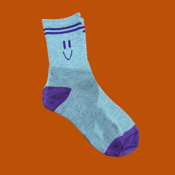 Producto - Tenis "Caritas Rayas Lilas"