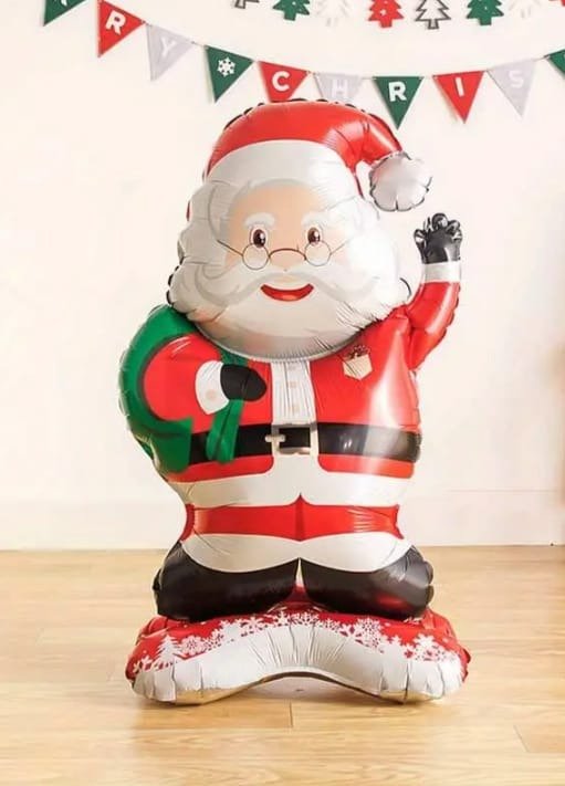 Producto - Globo Papá Noel Metalizado 1mt