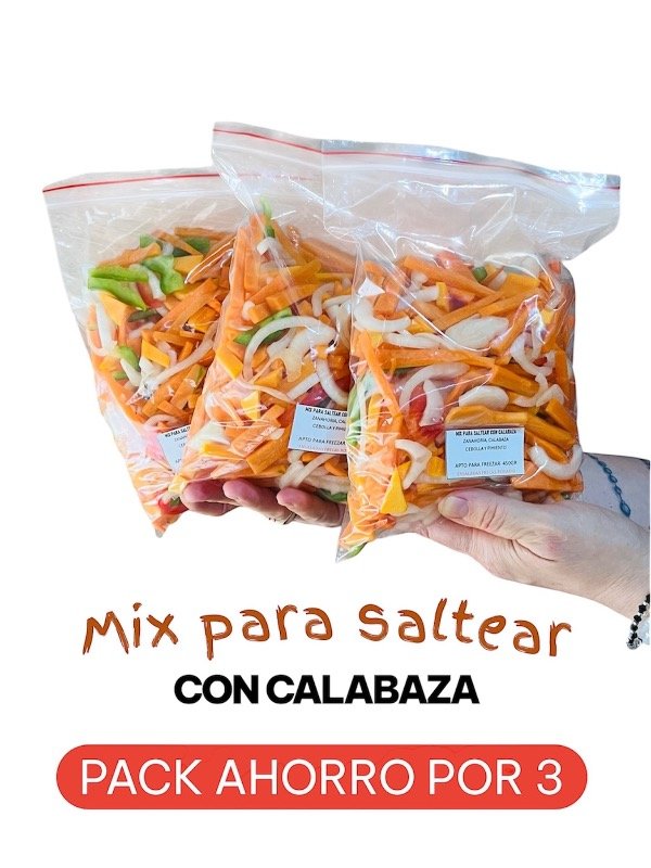 Producto - PACK AHORRO Mix para saltear con calabaza x 3 unidades