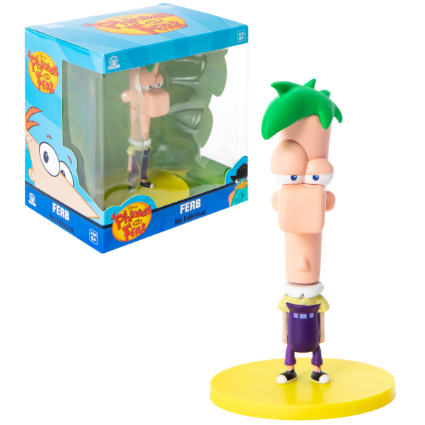 Producto - Disney Phineas And Ferb Mini Bobblehead Ferb