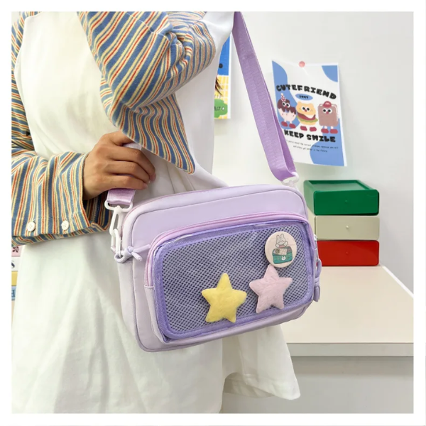 Producto - Cartera lila cute con visor