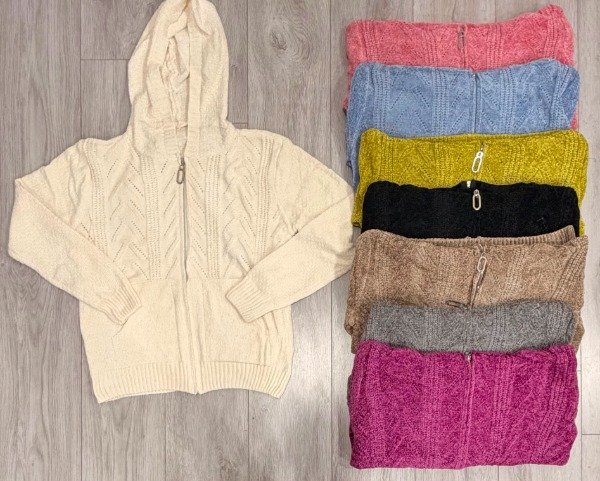 Campera chenille dama