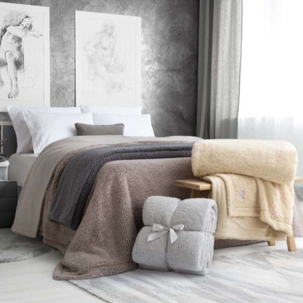 Producto - Frazada sherpa doble 2 plazas y media