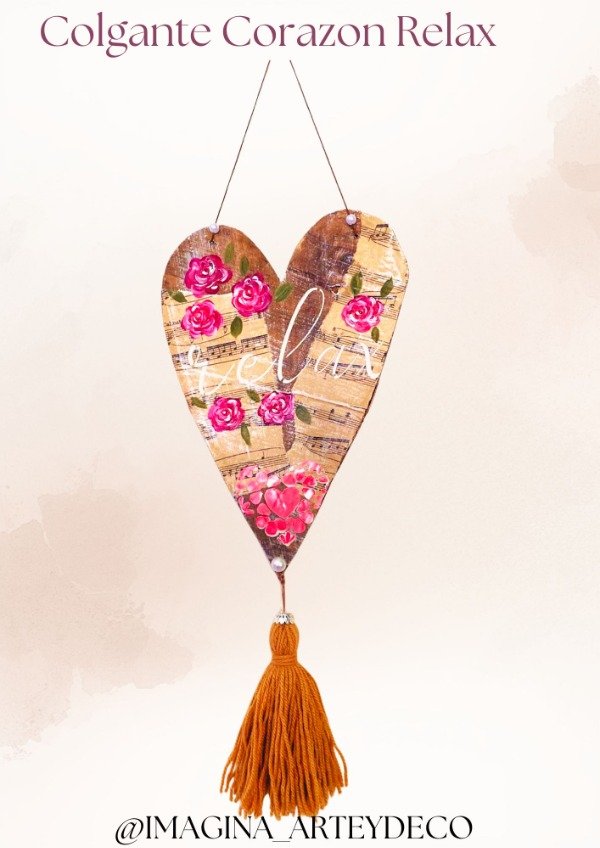 Producto - Colgante "Corazón Relax"