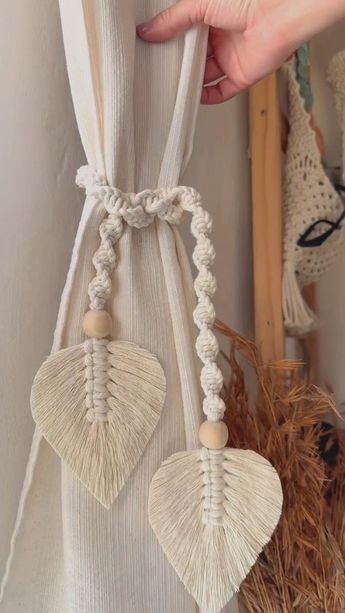 Producto - Sujetador de cortinas (macramé)