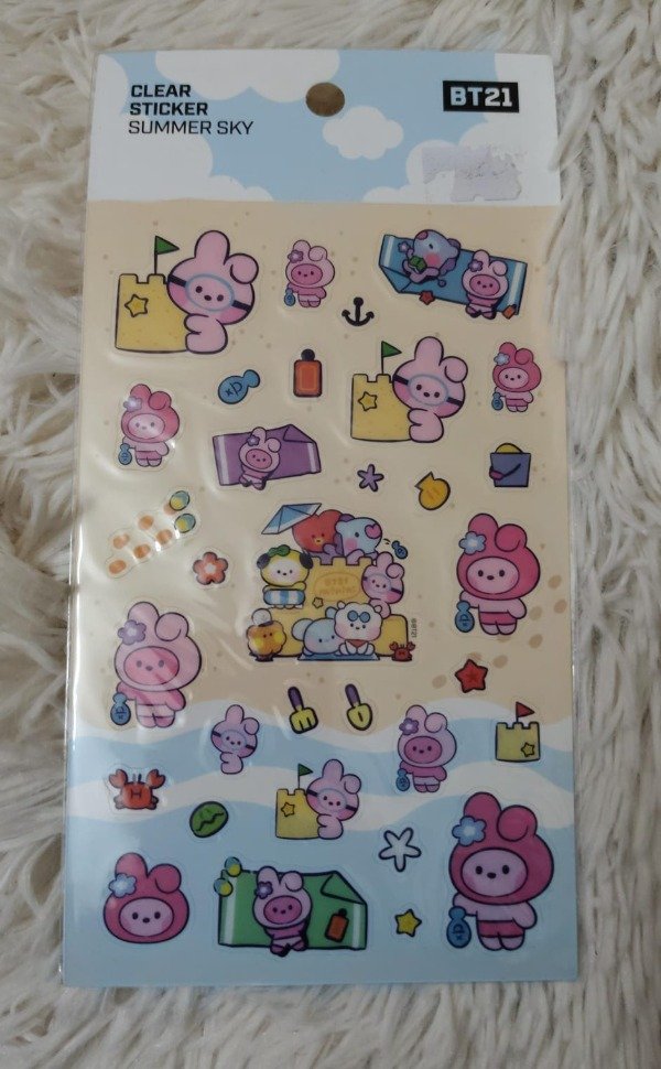 Producto - CLEAR STICKER SUMMER SKY LINE FRIENDS