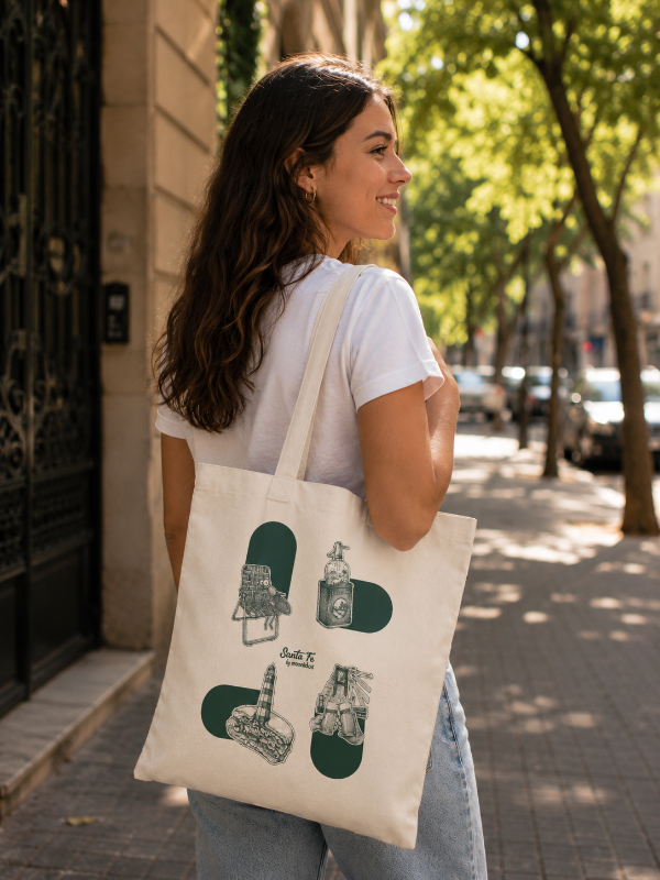 Producto - Tote bag Santa Fe - verde