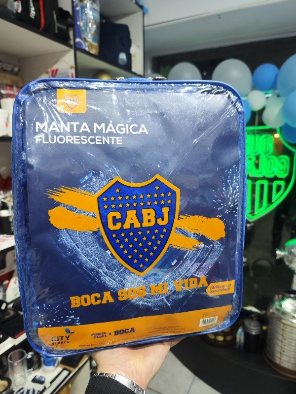 Producto - Frazada Boca Juniors Manta Mágica Fluorescente - 0