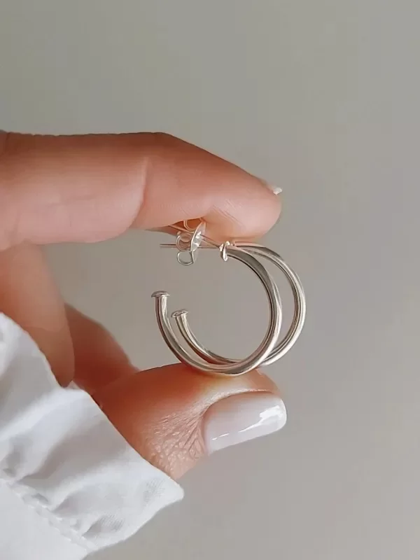 Producto - Semi Argollas Plata