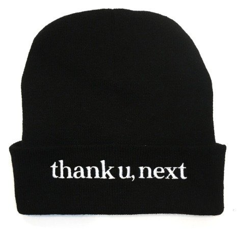 Producto - Gorro Ariana Grande Thank u, next