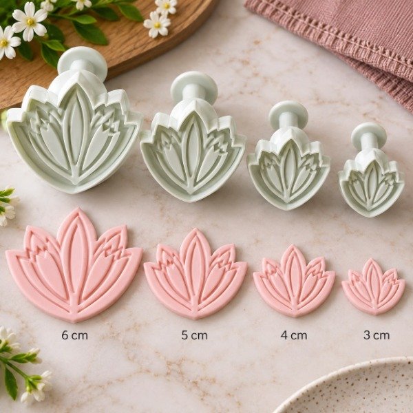 Producto - CORTANTE CON EXPULSOR FLOR DE LOTO ESTILIZADA - 1