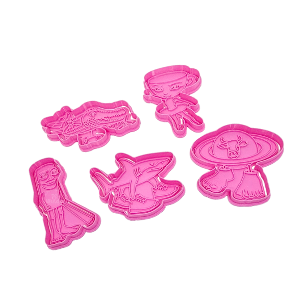 Producto - Set de cortantes Brainrot italiano Tralala Tralalero