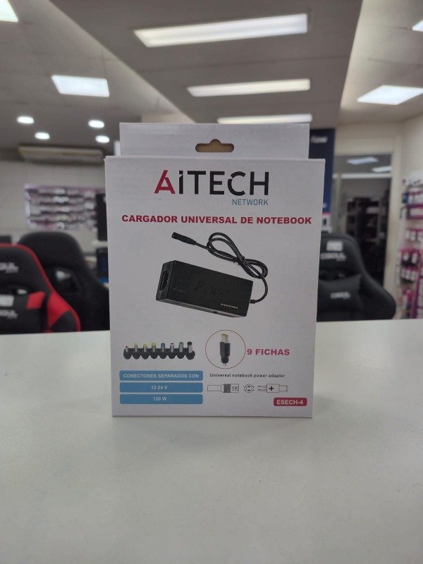 Producto - Cargador Universal Notebook 9 Pines Aitech AICP070105N