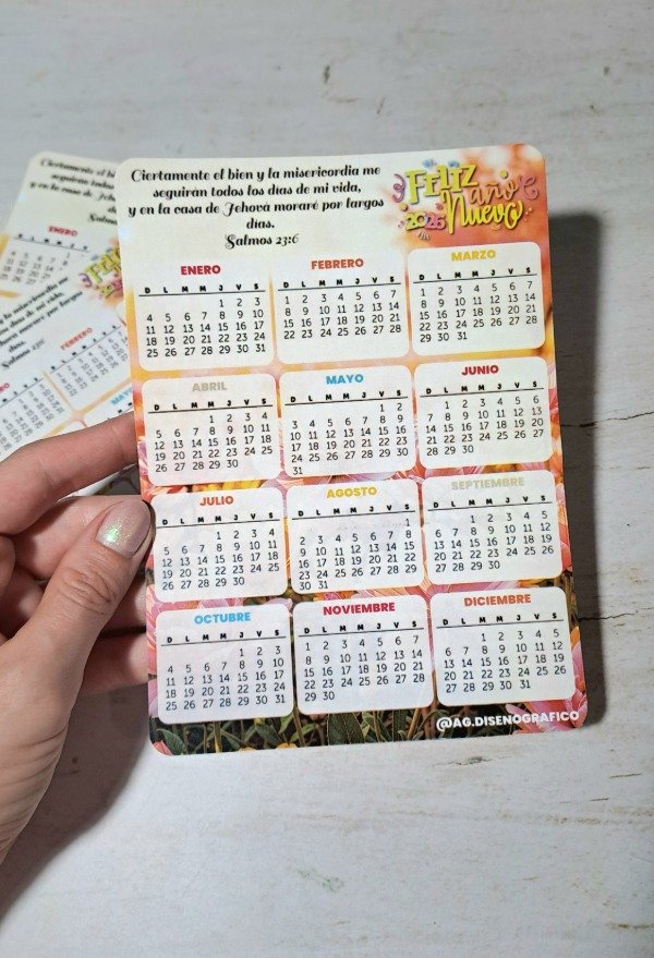 Producto - Almanaque personalizado 13x18 cm