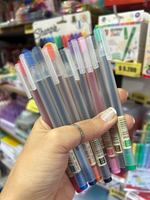 Producto - Bolígrafo gel Deli Delight estuche 12 colores EG119-12C
