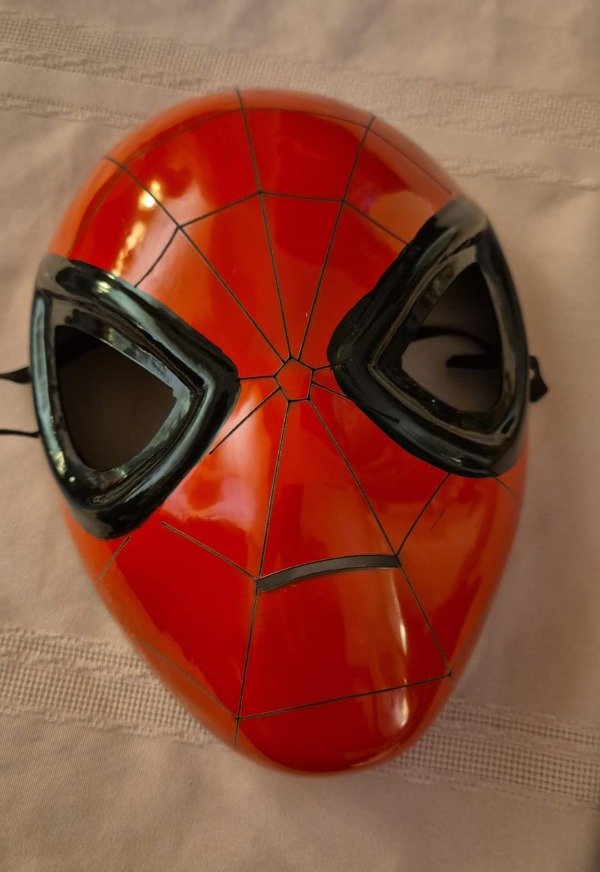 Producto - Máscara Spiderman Plástica Cotillon