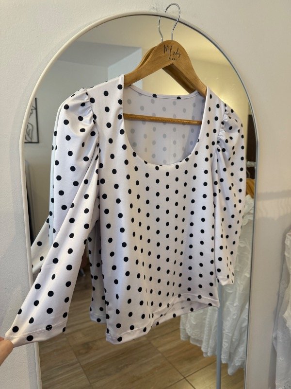 Producto - Remera Emilia lunares - 0