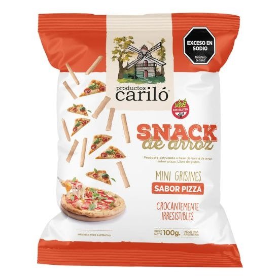 Producto - Mini Grisines Sabor Pizza x100grs (Carilo)