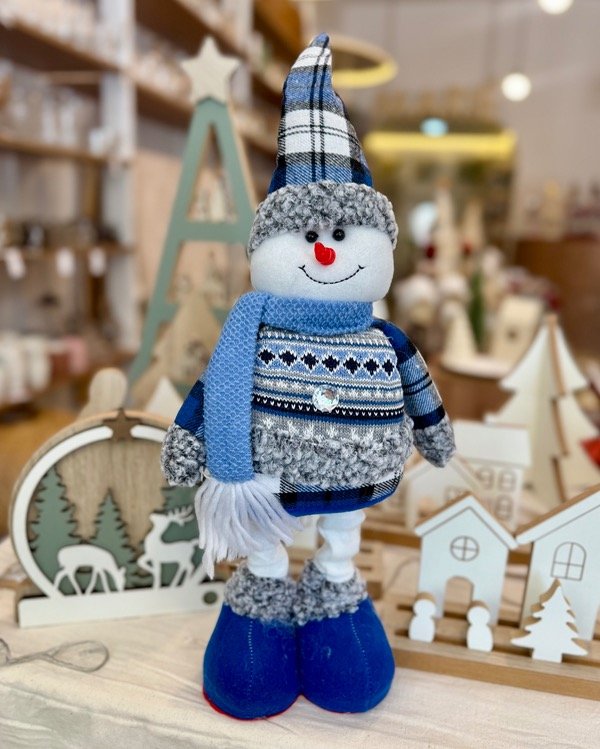 Producto - MUÑECO DE NAVIDAD AZUL