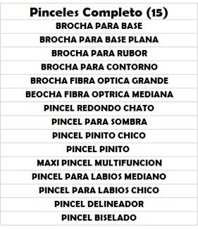 Producto - set 15 Pinceles