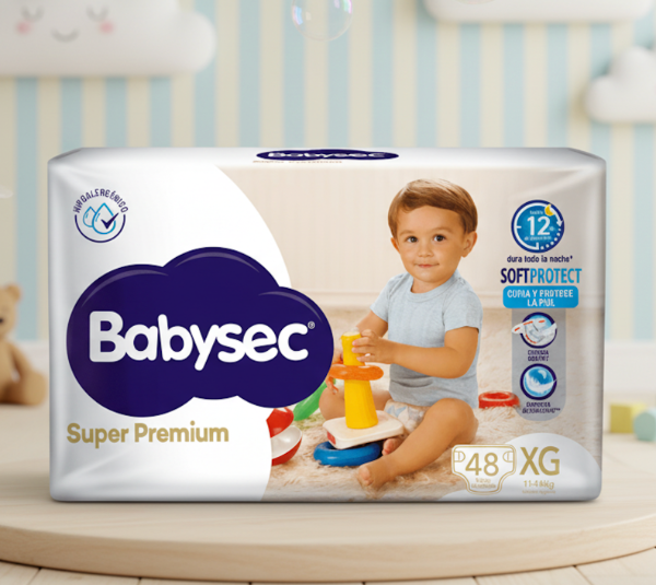 Producto - Babysec Super Premium XG x48 unidades (hasta 14 kg)