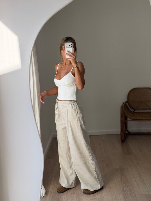 Producto - PANTALON PALAZZO LINO