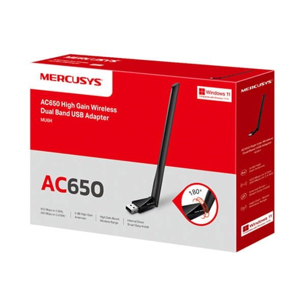 Producto - Adaptador  WIFI doble banda USB Mercusys