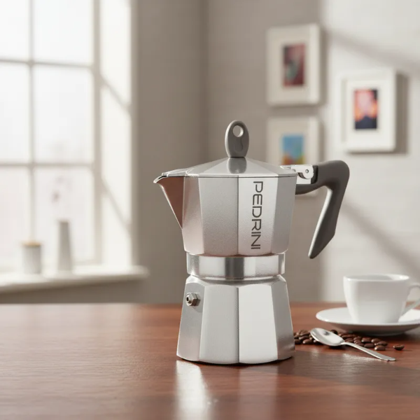 Producto - Cafetera 6 Pocillos Pedrini Italiana Moka Aluminio