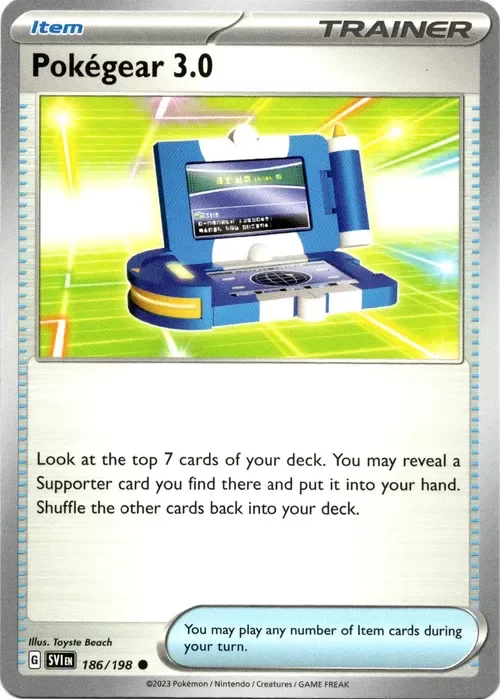 Producto - Pokegear 3.0 - 186/198 - Scarlet and Violet