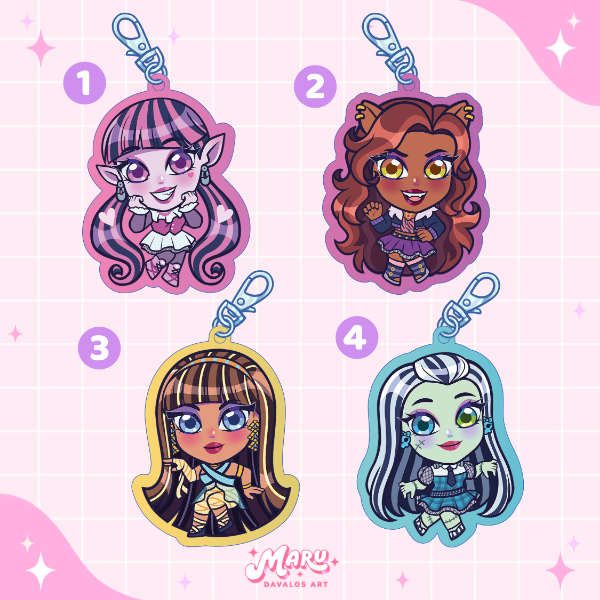 Producto - MONSTER HIGH - Llaveros