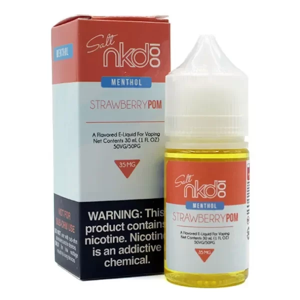 Producto - NAKED SALT - STRAWBERRY POM MENTHOL- 30 ML - 35MG